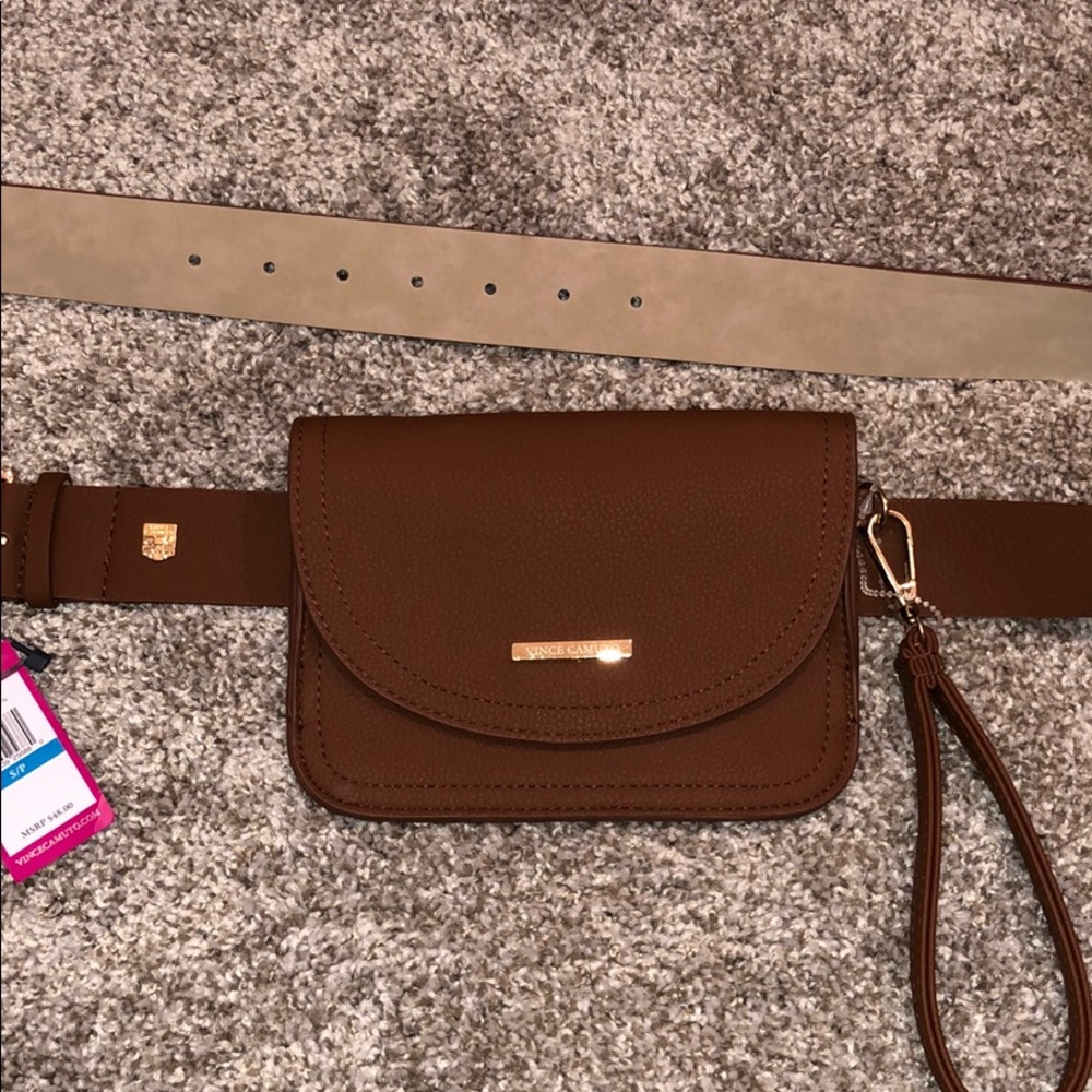 Vince Camuto Fanny Pack Saddle Brown